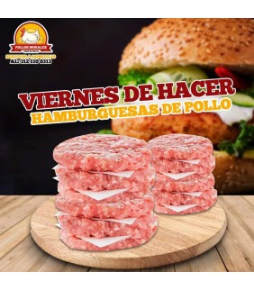 HAMBURGUESAS DE POLLO